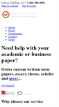 Mobile Screenshot of mypaperwriter.com